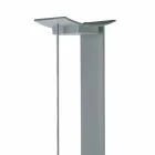 Lampada da Terra in Metallo Laccato con LED Integrato Made in Italy - Indra Viadurini