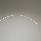 Lampada da Terra in Metallo Verniciato con Luce LED Dimmerabile - Eucalipto Viadurini