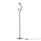 Lampada da Terra in Ottone Scuro e Vetro Stone Made in Italy - Bottega Viadurini