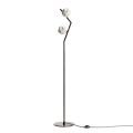 Lampada da Terra in Ottone Scuro e Vetro Stone Made in Italy - Bottega
