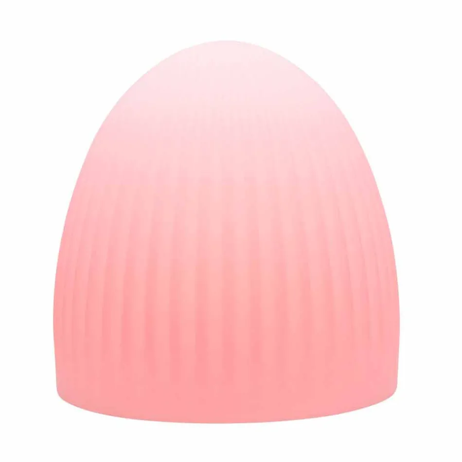 Lampada da Terra in Plastica Bianca Attacco Led, Solare o E27 Design - Massostar Viadurini