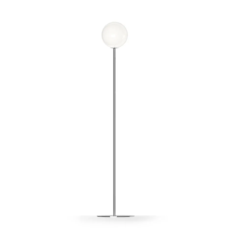 Lampada da Terra in Vetro Incamiciato Lucido o Satinato Made in Italy - Althea Viadurini