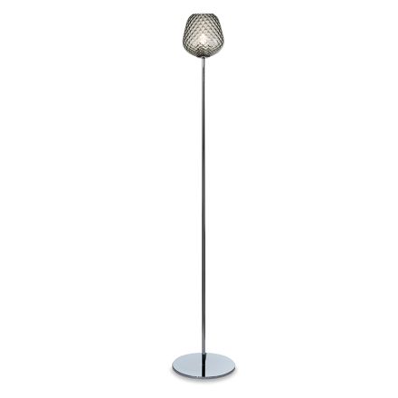Lampada da Terra in Vetro Incamiciato o Trasparente Made in Italy - Elisia Viadurini