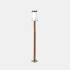 Lampada da Terra Lampione Esterno Alto in Ottone e Vetro - Loggia by Il Fanale Viadurini