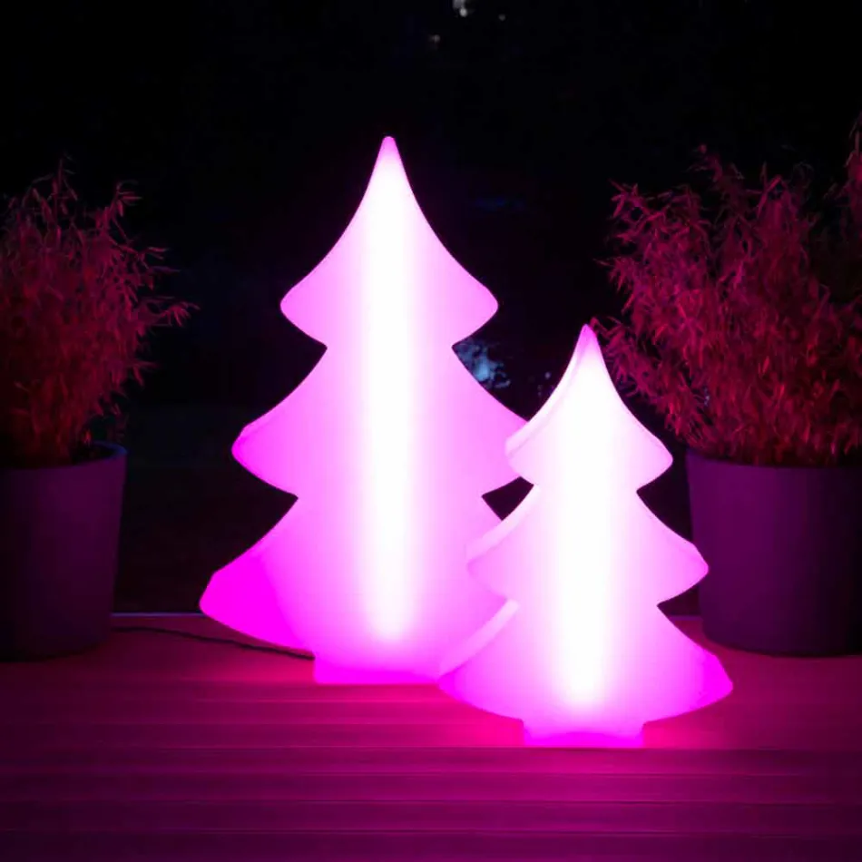 Lampada da Terra Led, Solare o E27 in Plastica Design di Natale - Alberostar Viadurini