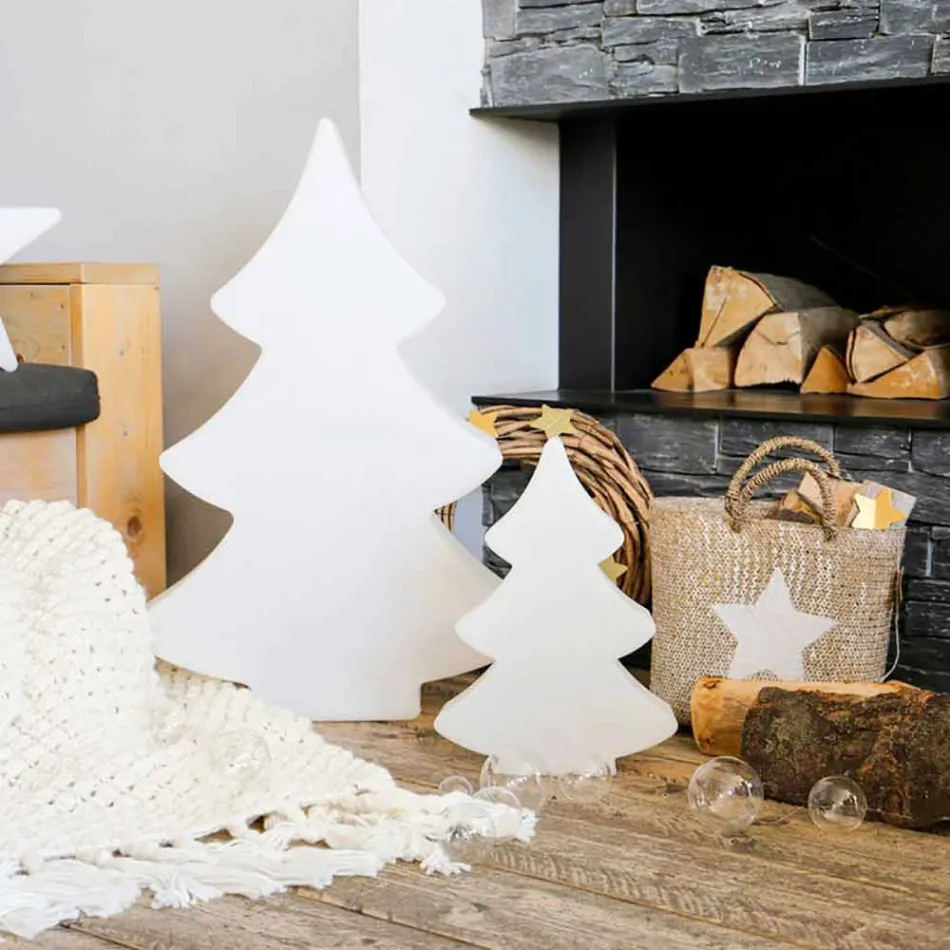 Lampada da Terra Led, Solare o E27 in Plastica Design di Natale - Alberostar Viadurini