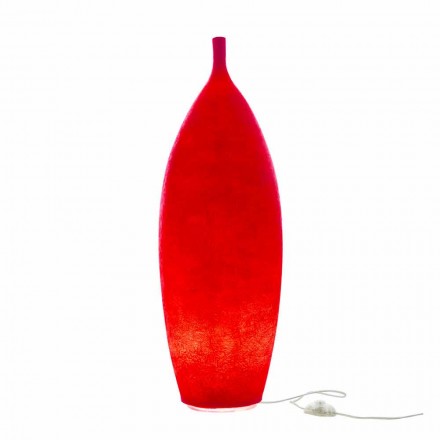 Lampada da terra moderna in nebulite In-es.artdesign Tank 2 H92cm Viadurini