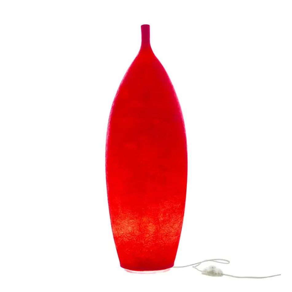 Lampada da terra moderna in nebulite In-es.artdesign Tank 2 H92cm Viadurini