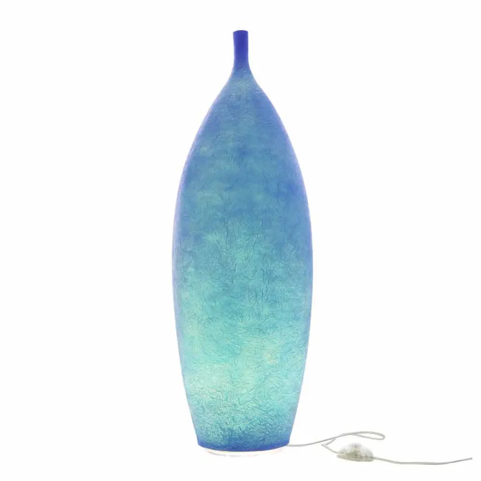 Lampada da terra moderna in nebulite In-es.artdesign Tank 2 H92cm Viadurini