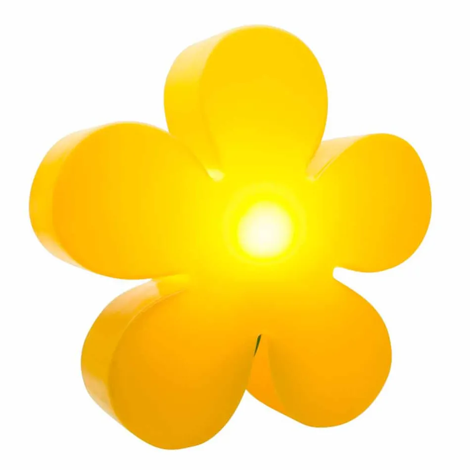 Lampada da Terra o Tavolo Design Solare Moderno a Fiore Colorato - Fiorestar Viadurini