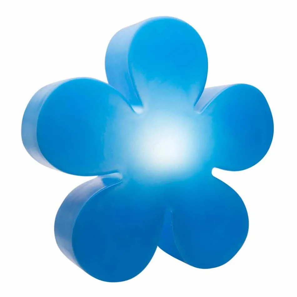 Lampada da Terra o Tavolo Design Solare Moderno a Fiore Colorato - Fiorestar Viadurini