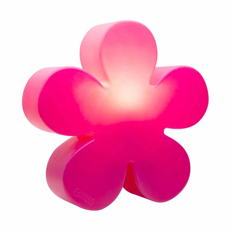 Lampada da Terra o Tavolo Design Solare Moderno a Fiore Colorato - Fiorestar Viadurini