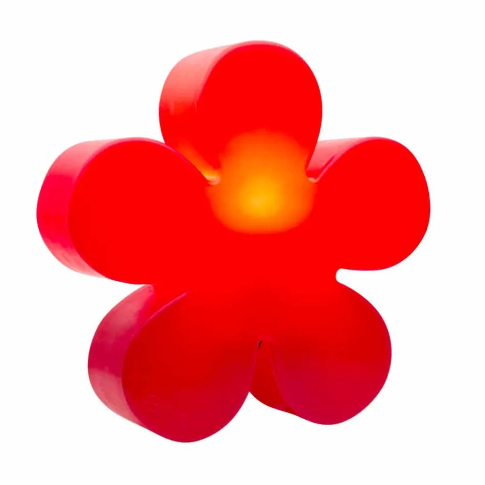 Lampada da Terra o Tavolo Design Solare Moderno a Fiore Colorato - Fiorestar Viadurini