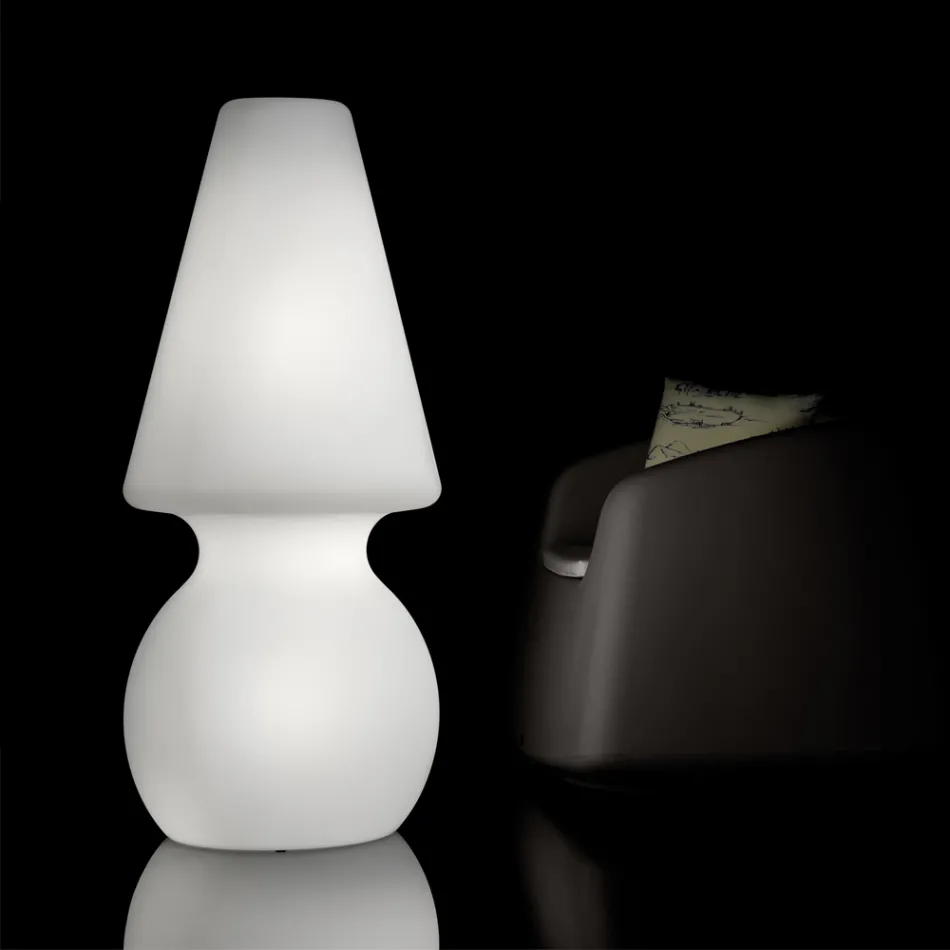 Lampada da Terra per Esterni con Luce Led in Polietilene Made in Italy - Alvarez Viadurini
