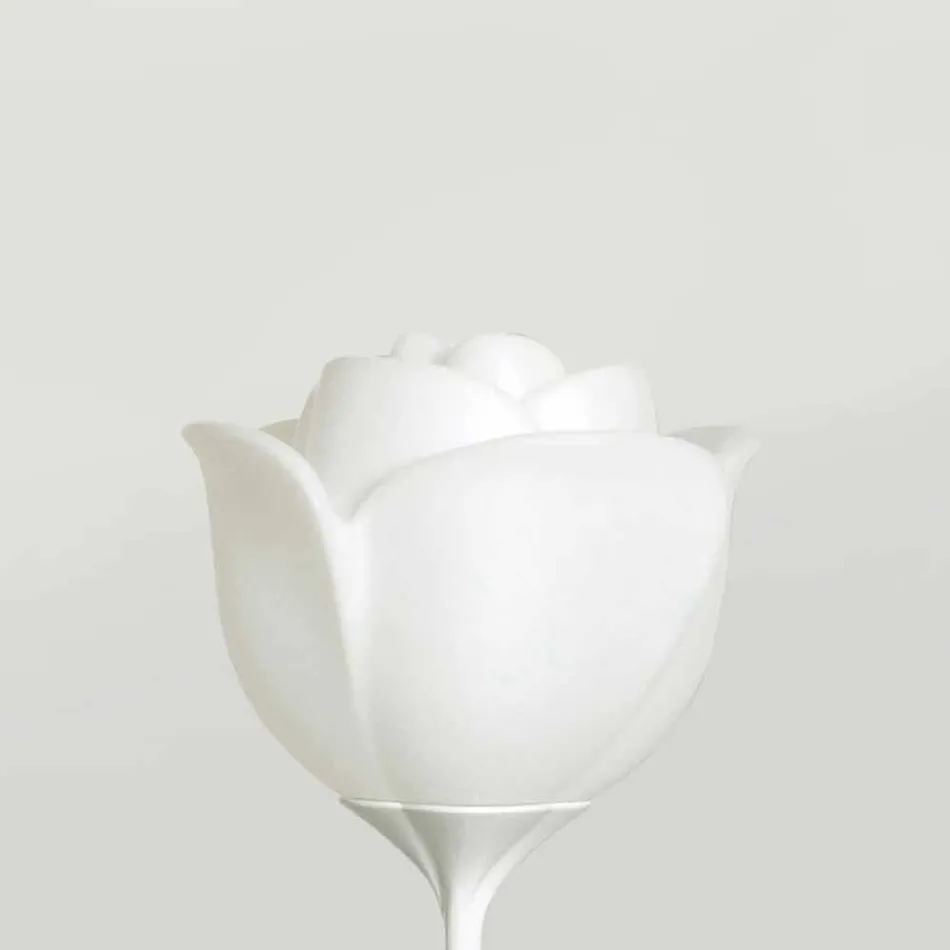 Lampada da Terra per Esterni di Design a Fiore in Plastica - Baby Love by Myyour Viadurini