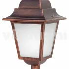Lampada da terra per esterno in alluminio fatta in Italia, Aquilina Viadurini