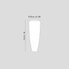 Lampada da terra per esterno in Ldpe a Led di design Obice Big  Viadurini