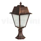 Lampada da Terra per Esterno Vintage in Alluminio Made in Italy - Doroty Viadurini