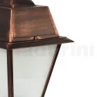 Lampada da Terra per Esterno Vintage in Alluminio Made in Italy - Doroty Viadurini