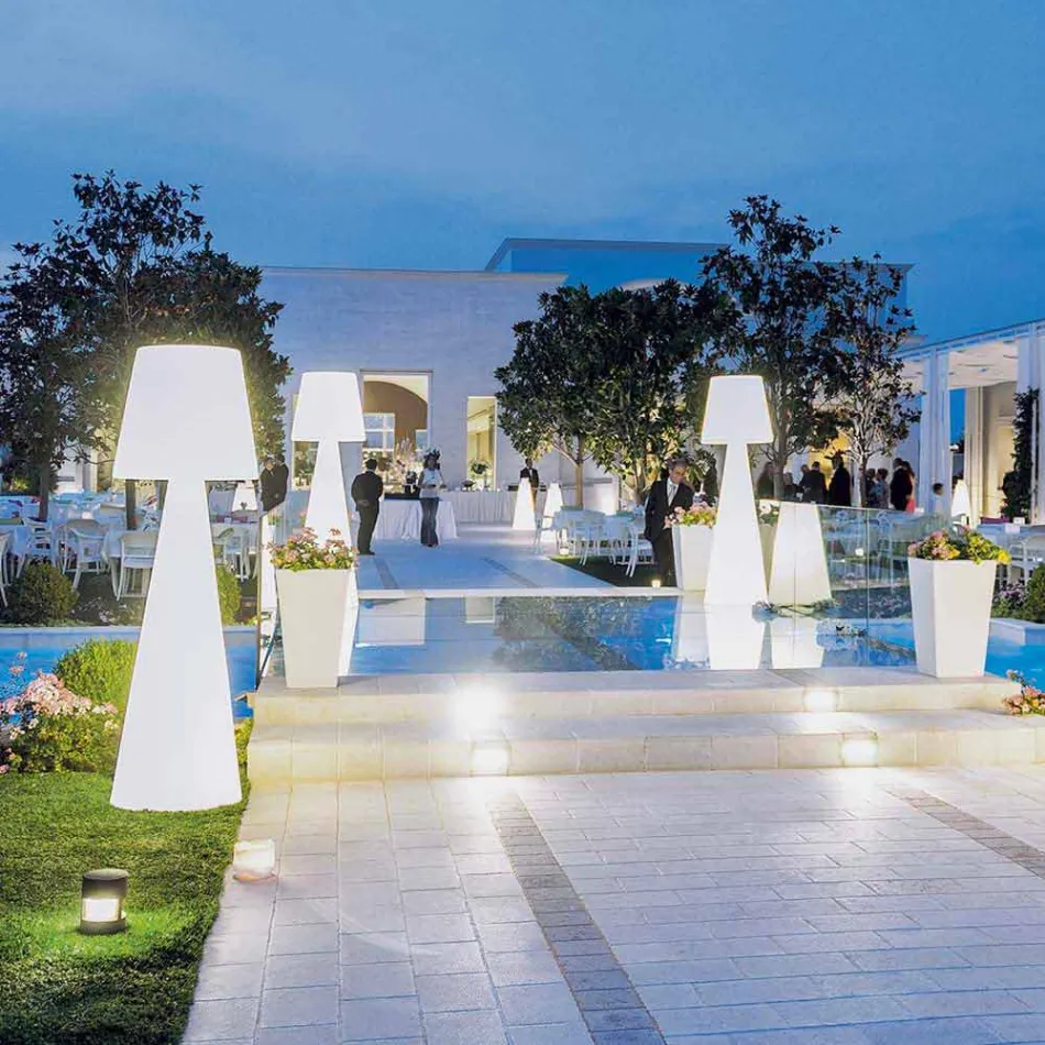 Lampada da terra per interni Slide Pivot bianco luminoso fatta Italia Viadurini