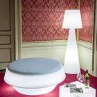 Lampada da terra per interni Slide Pivot bianco luminoso fatta Italia Viadurini