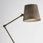 Lampada da terra stile industriale regolabile Reporter Il Fanale Viadurini
