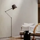Lampada da terra stile industriale regolabile Reporter Il Fanale Viadurini