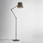 Lampada da terra stile industriale regolabile Reporter Il Fanale Viadurini