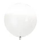 Lampada da Terra su Piantana in Vetro Incamiciato Bianco Made in Italy - Isotta Viadurini