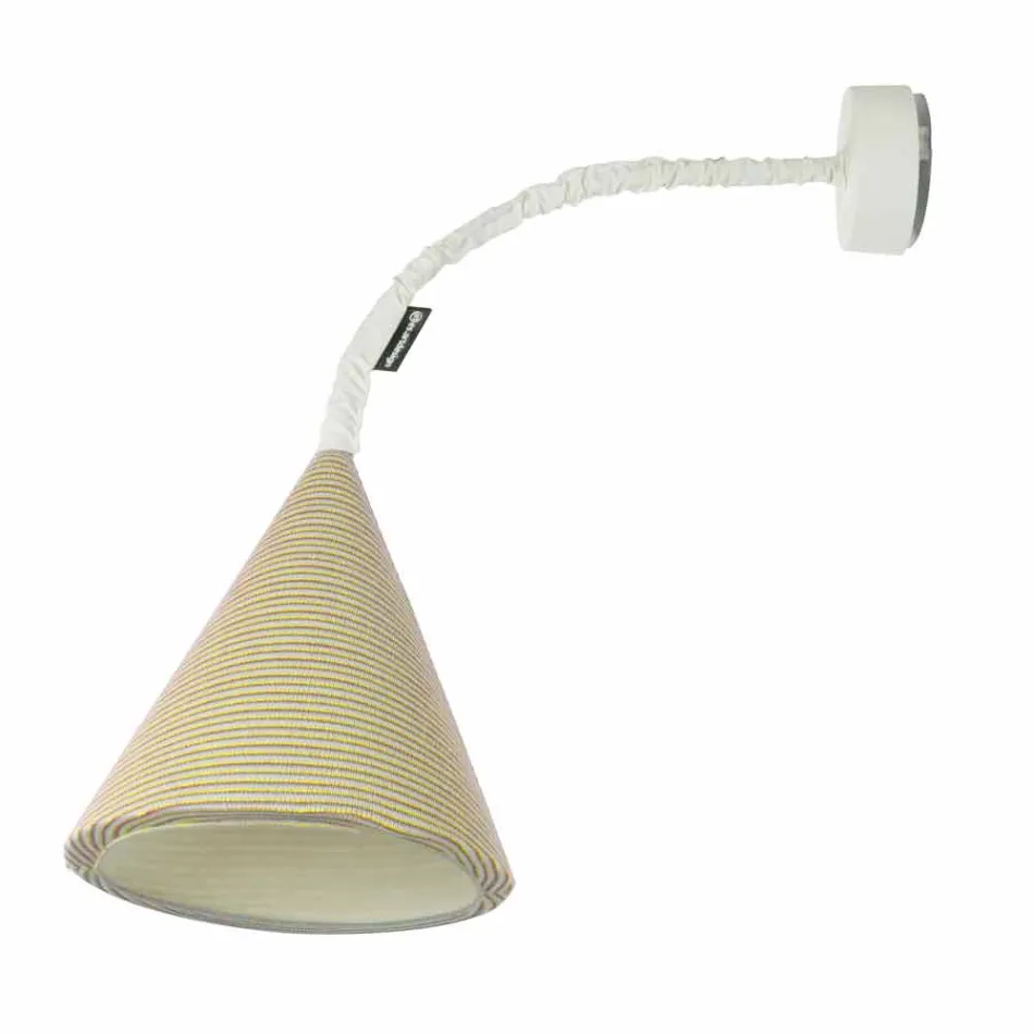 Lampada di design a muro In-es.artdesign Jazz A Stripe lana colorata Viadurini