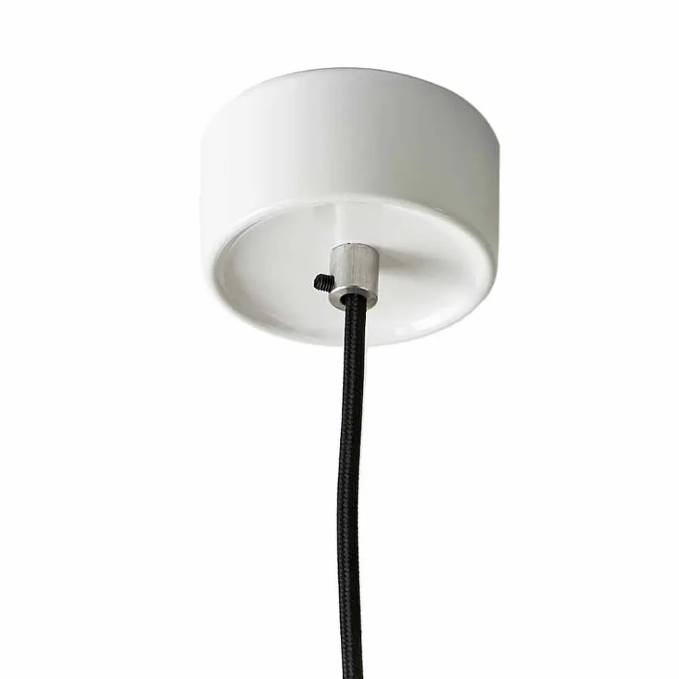 Lampada di design a sospensione in ceramica prodotta in Italia Asia Viadurini