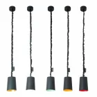Lampada di design a sospensione In-es.artdesign Paint Lavagna resina Viadurini