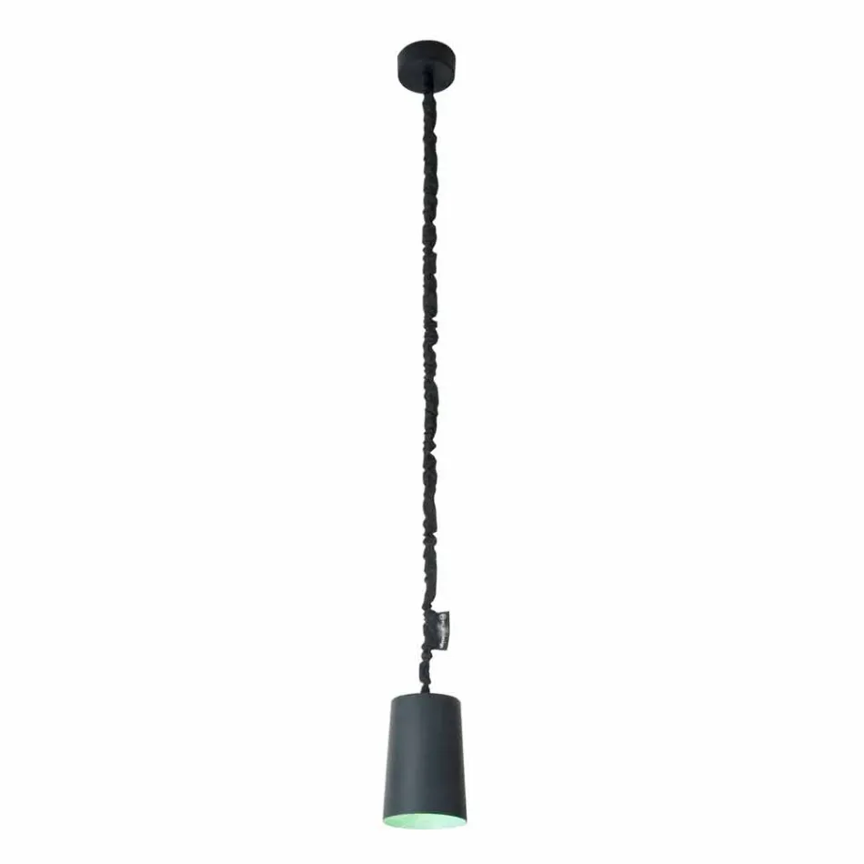 Lampada di design a sospensione In-es.artdesign Paint Lavagna resina Viadurini