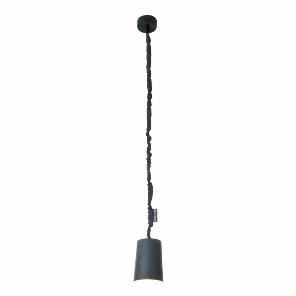 Lampada di design a sospensione In-es.artdesign Paint Lavagna resina Viadurini