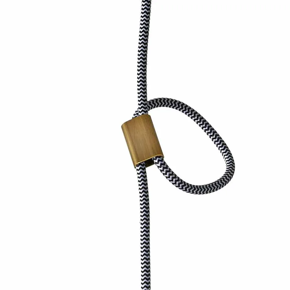Lampada di design a sospensione in legno e ceramica made in Italy Asia Viadurini