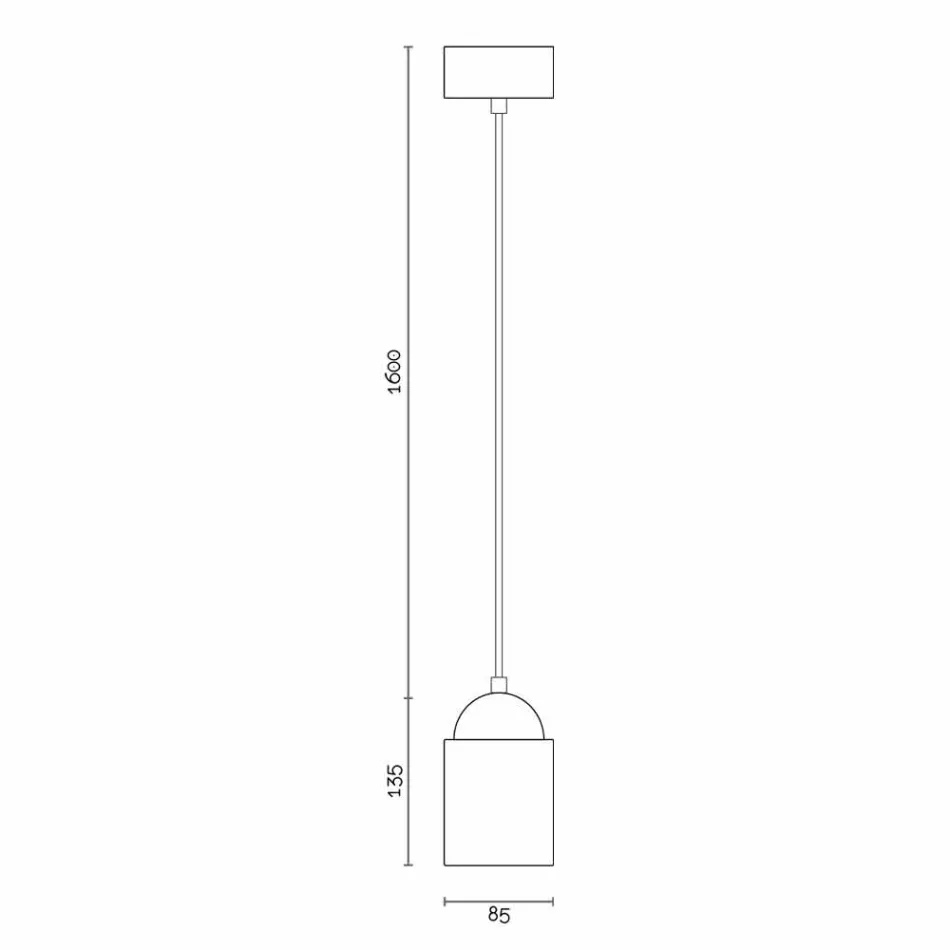 Lampada di design a sospensione in legno e ceramica made in Italy Asia Viadurini