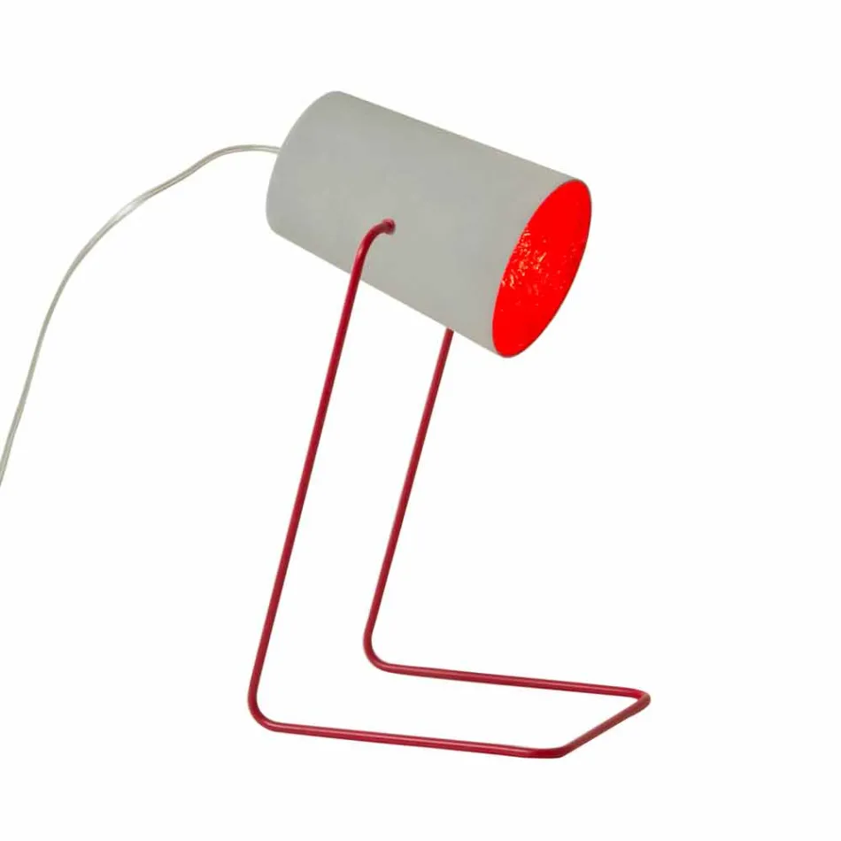 Lampada di design da tavolo In-es.artdesign Paint T effetto cemento Viadurini