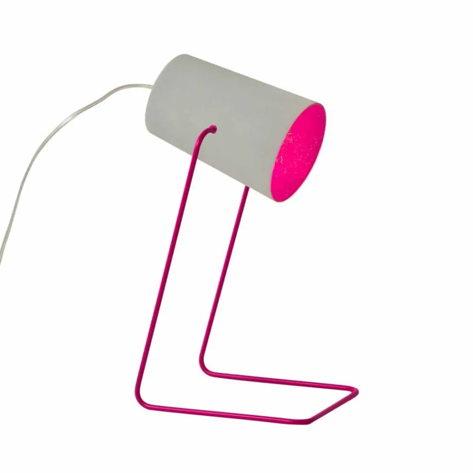 Lampada di design da tavolo In-es.artdesign Paint T effetto cemento Viadurini