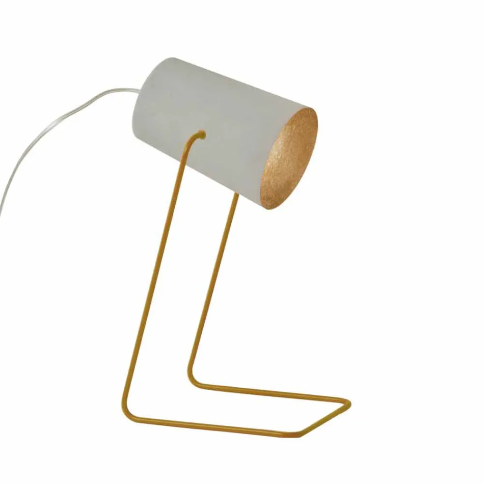 Lampada di design da tavolo In-es.artdesign Paint T effetto cemento Viadurini