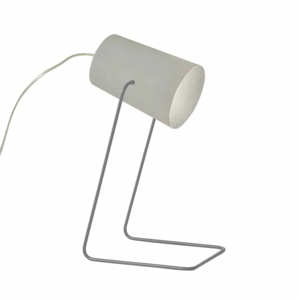 Lampada di design da tavolo In-es.artdesign Paint T effetto cemento Viadurini