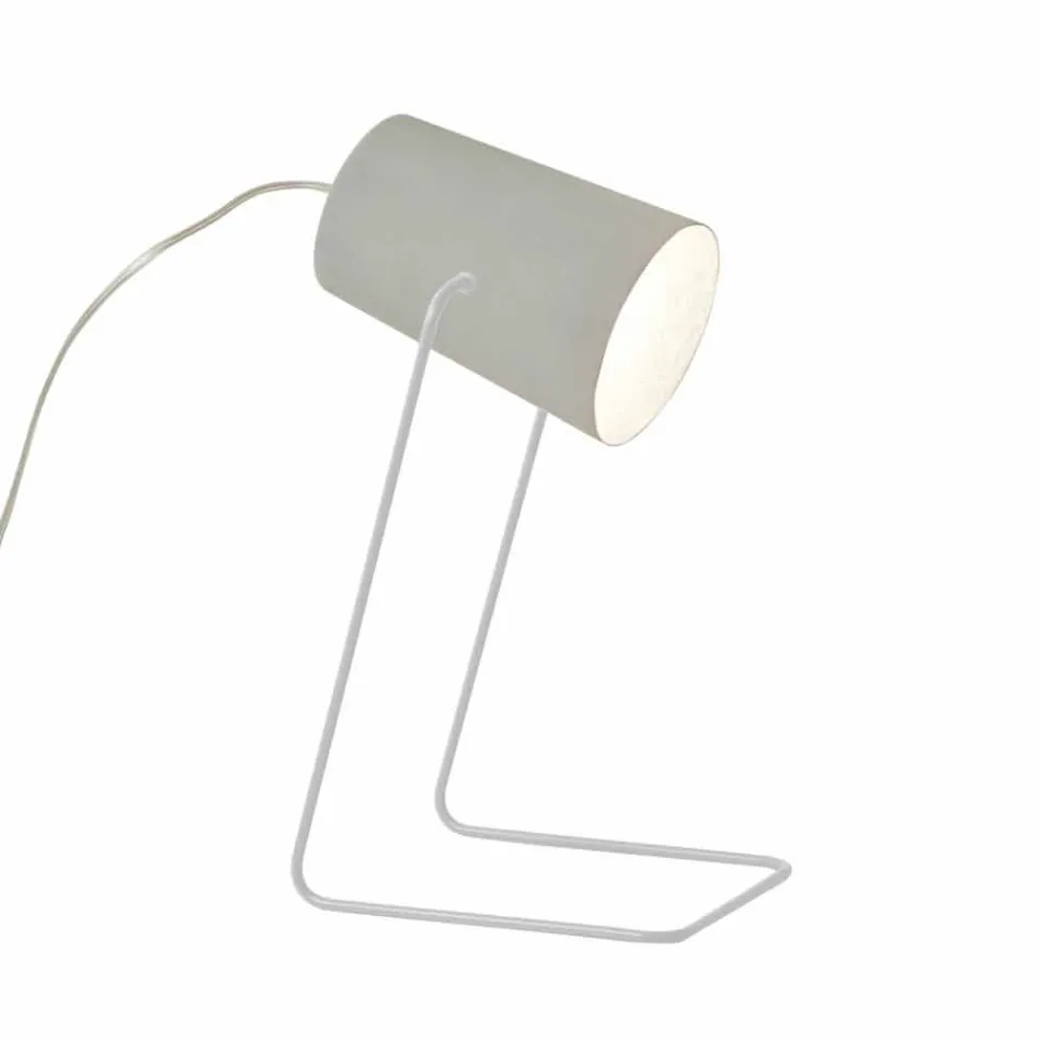 Lampada di design da tavolo In-es.artdesign Paint T effetto cemento Viadurini