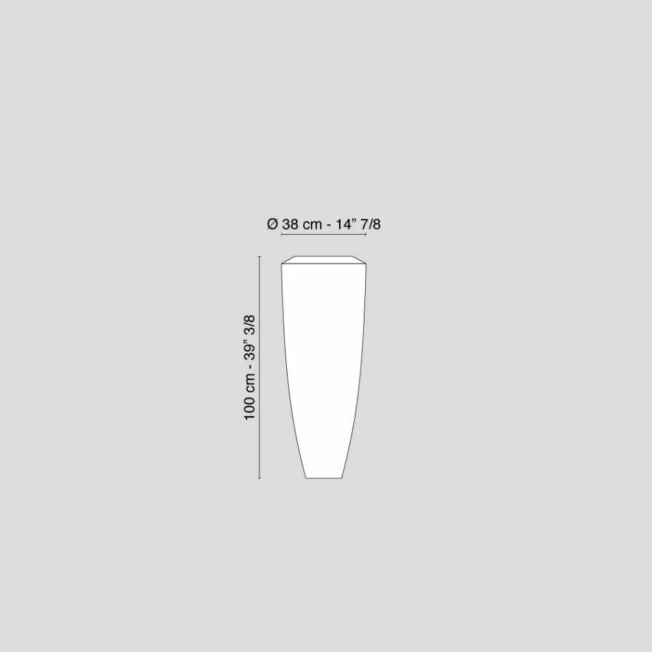 Lampada di design da terra a Led per interni in Ldpe Obice Small Viadurini