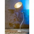 Lampada di design da terra In-es.artdesign Flower Cemento verniciata