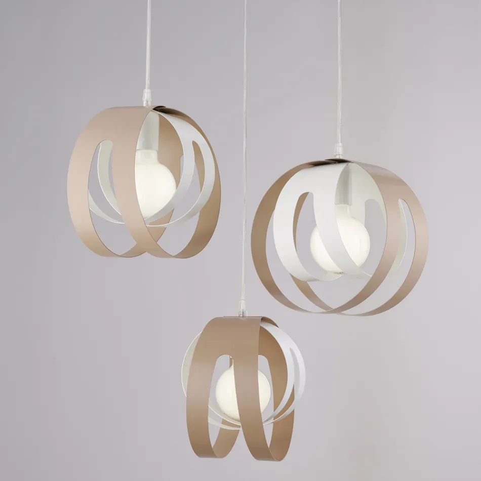 Lampada di Design in Vetro e Metallo Made in Italy per Arredare con Stile - Aries Viadurini