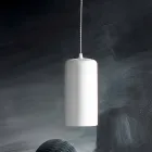Lampada di design sospesa In-es.artdesign Candle 1 in colorata laprene Viadurini