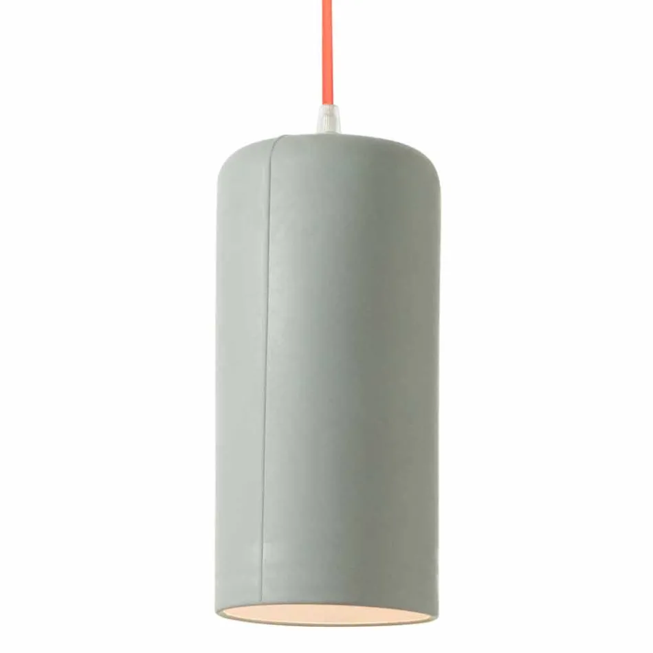 Lampada di design sospesa In-es.artdesign Candle 1 in colorata laprene Viadurini