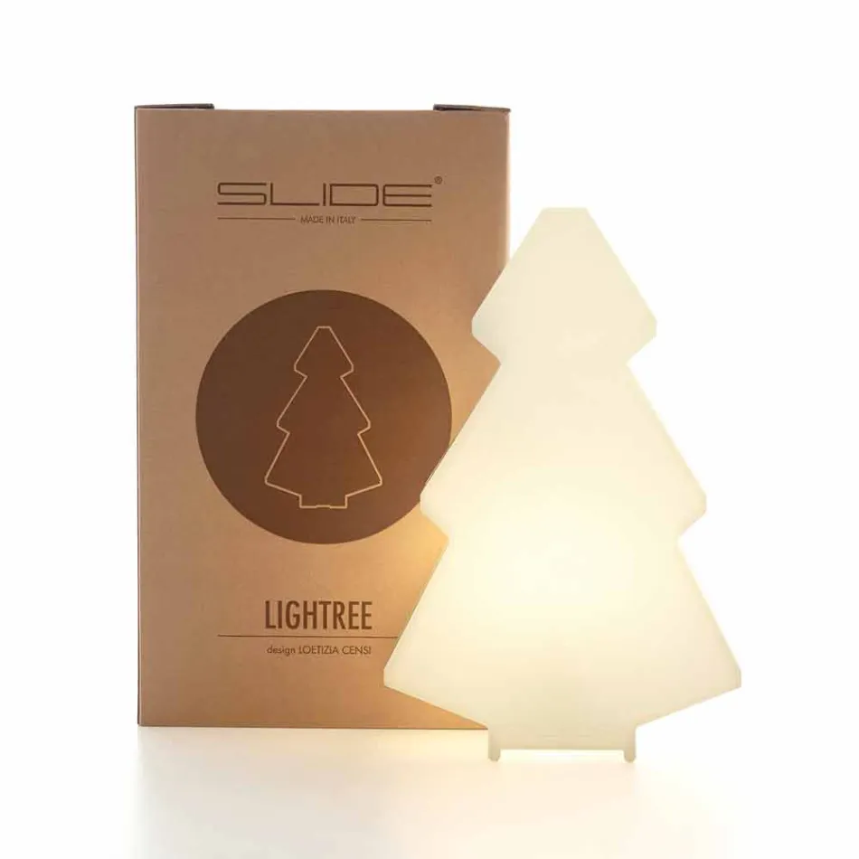 Lampada esterno decorativa Slide Lightree albero di natale made Italy Viadurini