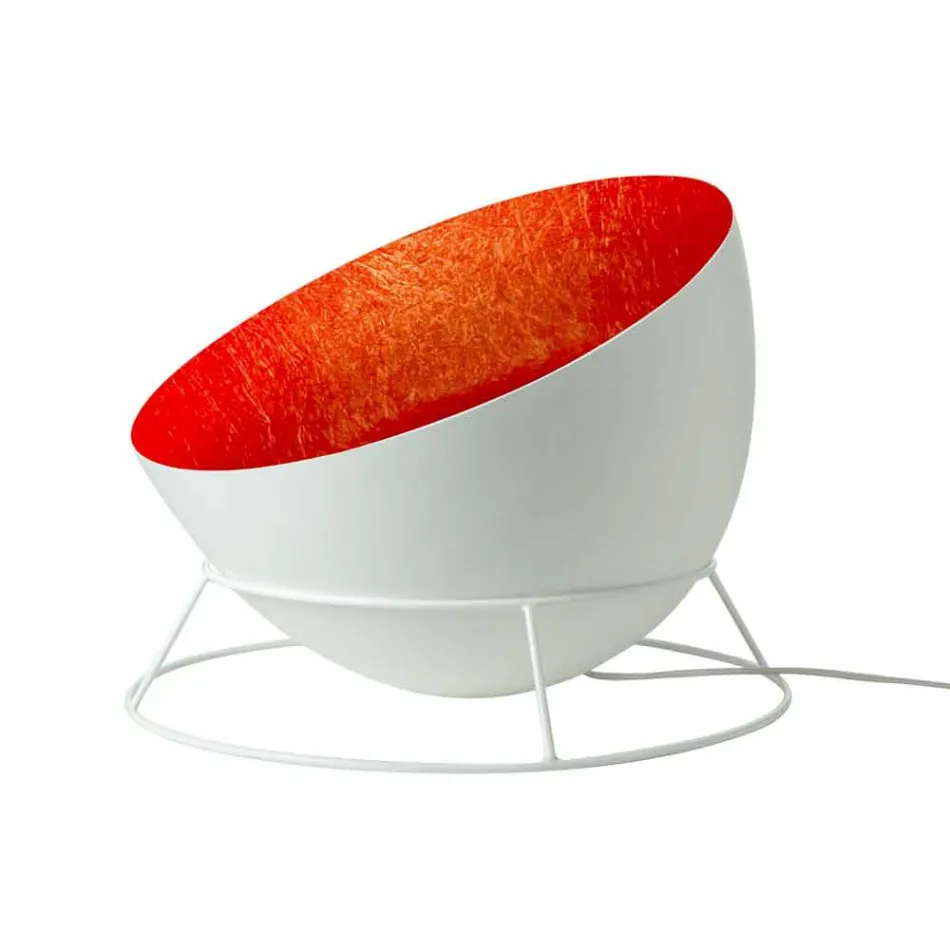 Lampada in acciaio e nebulite da terra In-es.artdesign H2o F colorata Viadurini