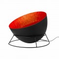 Lampada in acciaio e nebulite da terra In-es.artdesign H2o F colorata