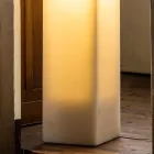 Lampada in Cera Effetto Graffiato Alta e di Design Made in Italy - Dalila Viadurini